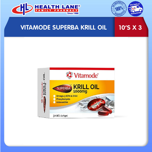 VITAMODE SUPERBA KRILL MINYAK (10'SX3)